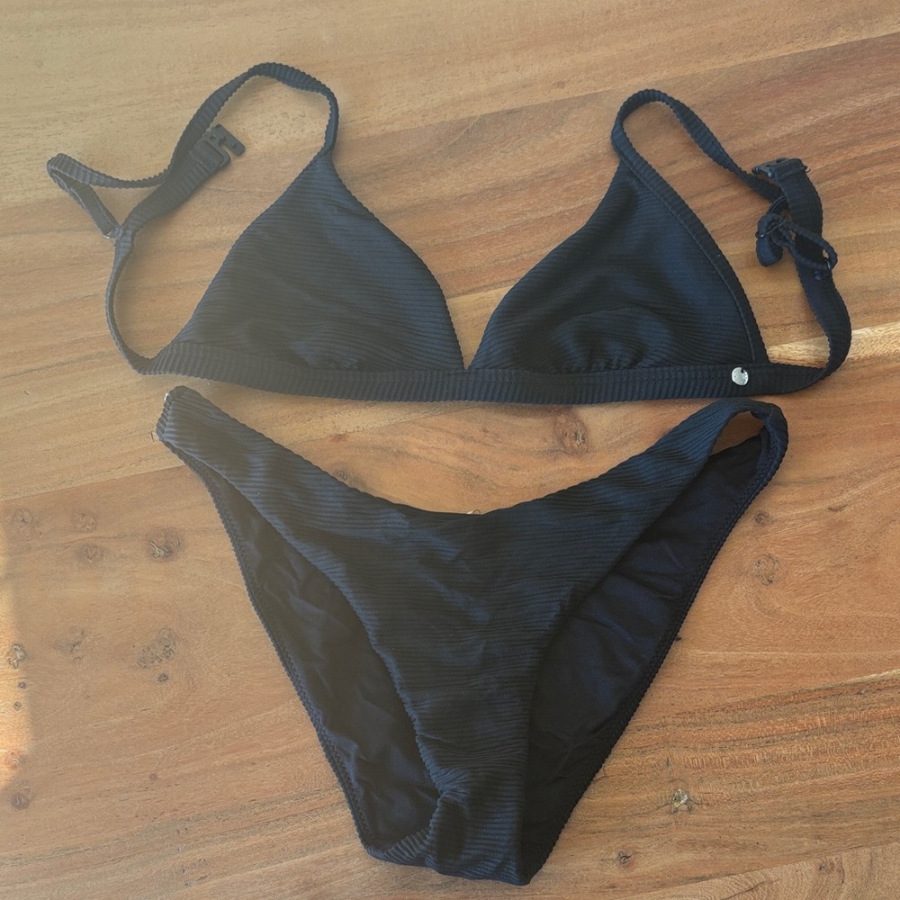 Seafolly Black Bikini Set